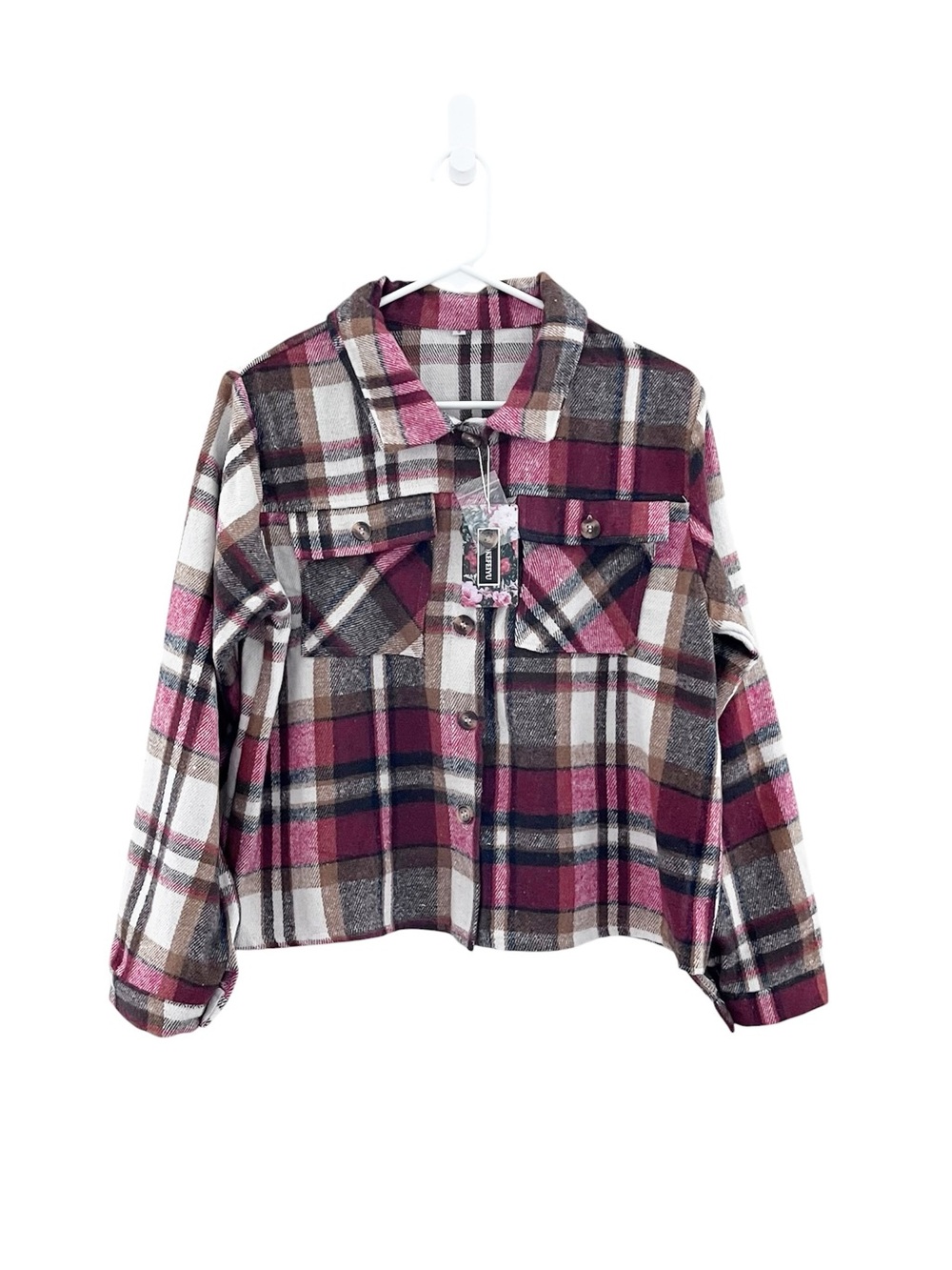 NWT Amazon brand flannel shirt